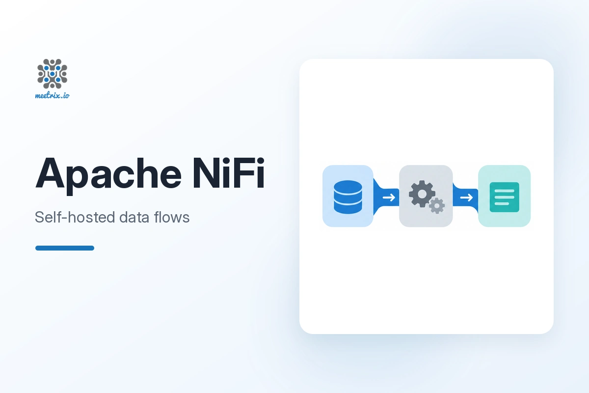 Apache NiFi: Self-Hosted Data Flow Automation