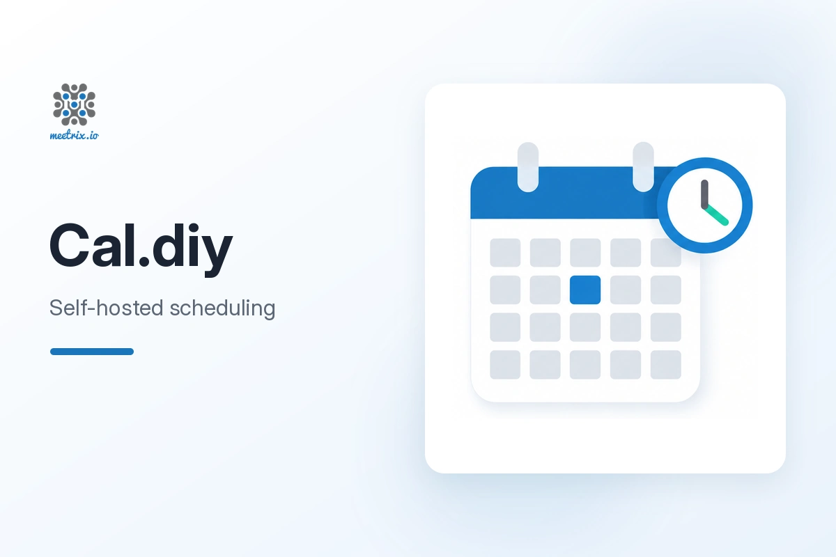 Cal.diy: Self-Hosted Scheduling Platform