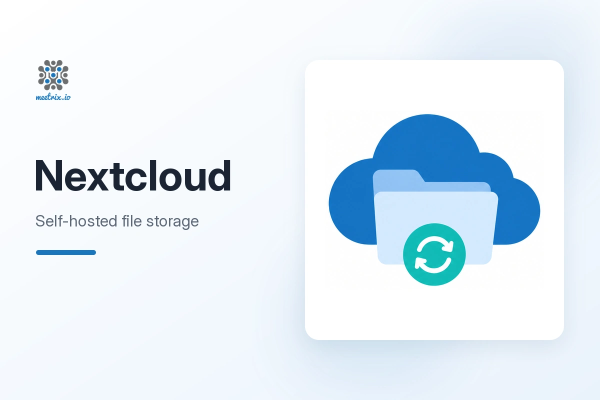 Nextcloud: Self-Hosted File Storage and Sharing