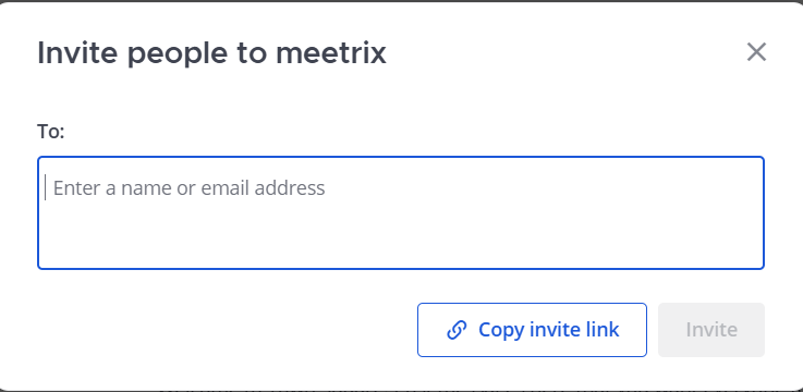Receive invite link