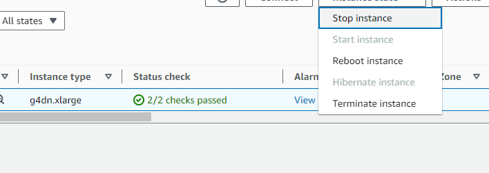 Stop EC2 Instance