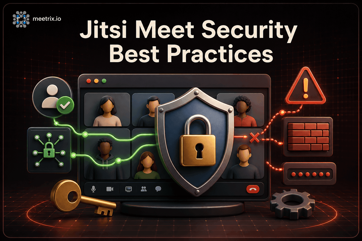 Jitsi Meet Security Best Practices and Common Misconfigurations