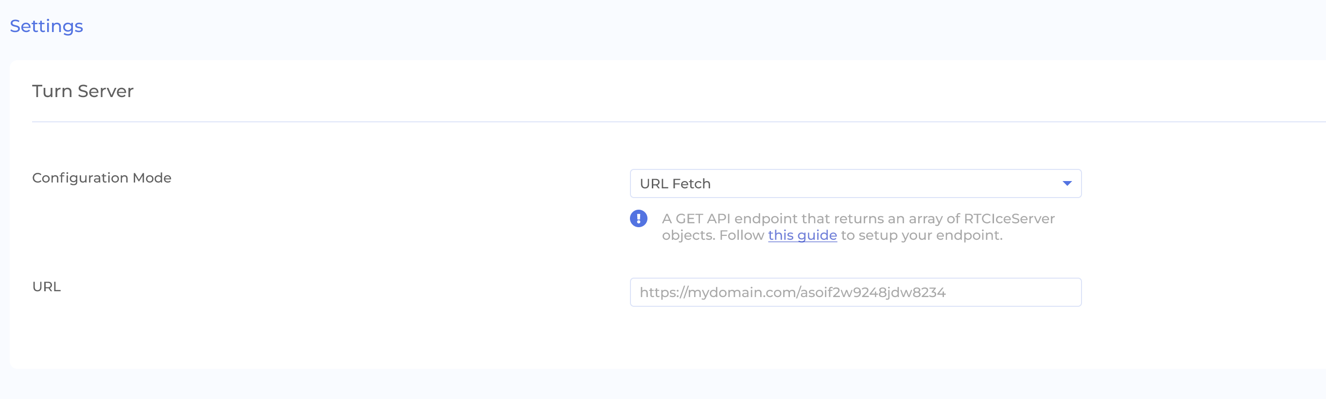 WebRTC Monitor URL Fetch